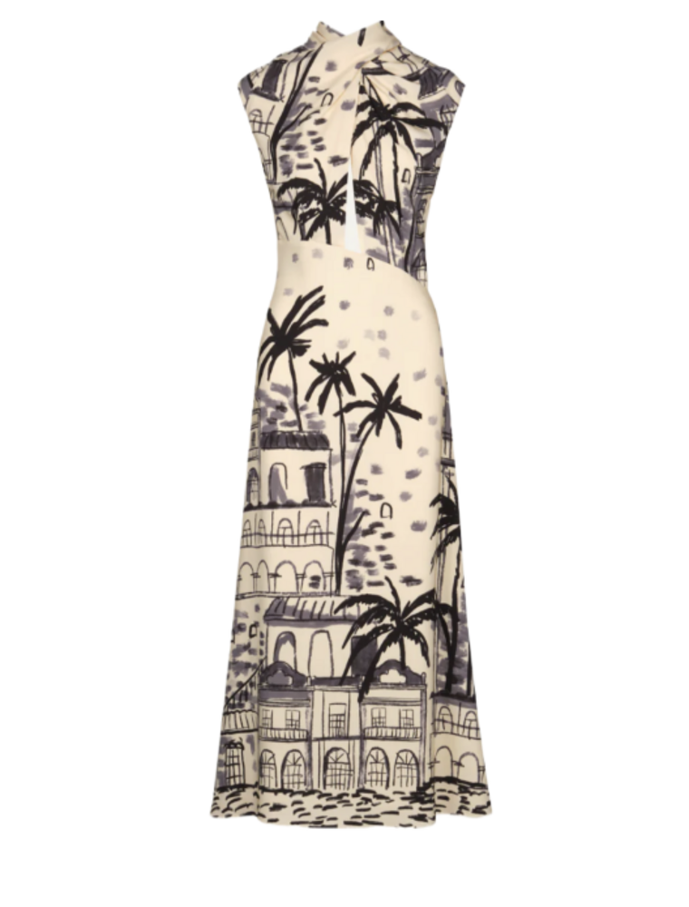 JOHANNA ORTIZ INTERDIMENSIONAL MIDI DRESS