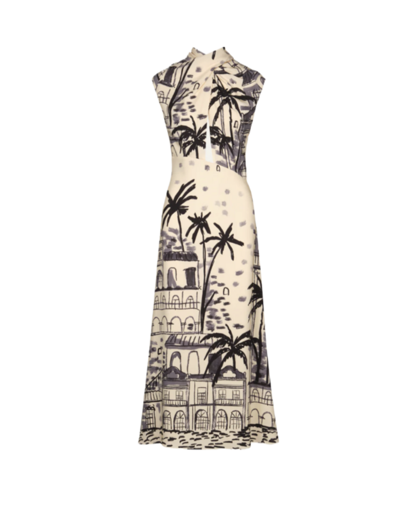 JOHANNA ORTIZ INTERDIMENSIONAL MIDI DRESS