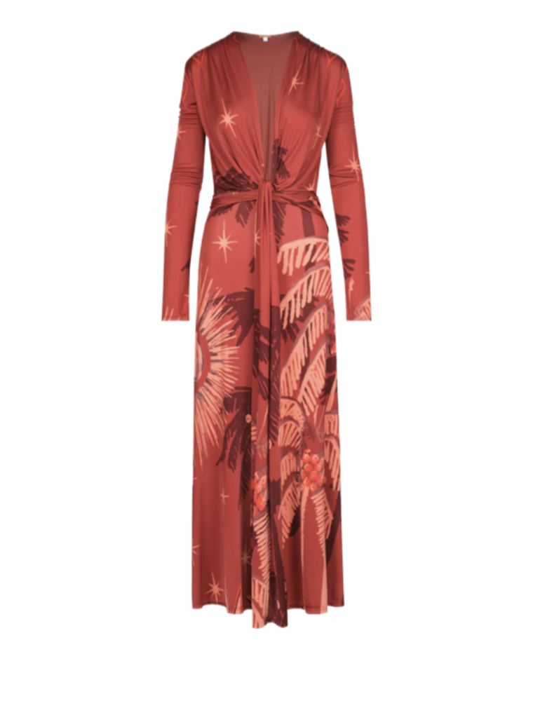 JOHANNA ORTIZ CORAL MARINO MAXI DRESS