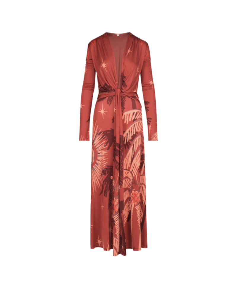 JOHANNA ORTIZ CORAL MARINO MAXI DRESS