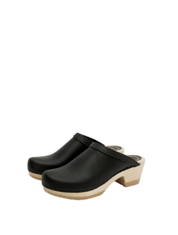 No.6 Old School Mid Heel Clog