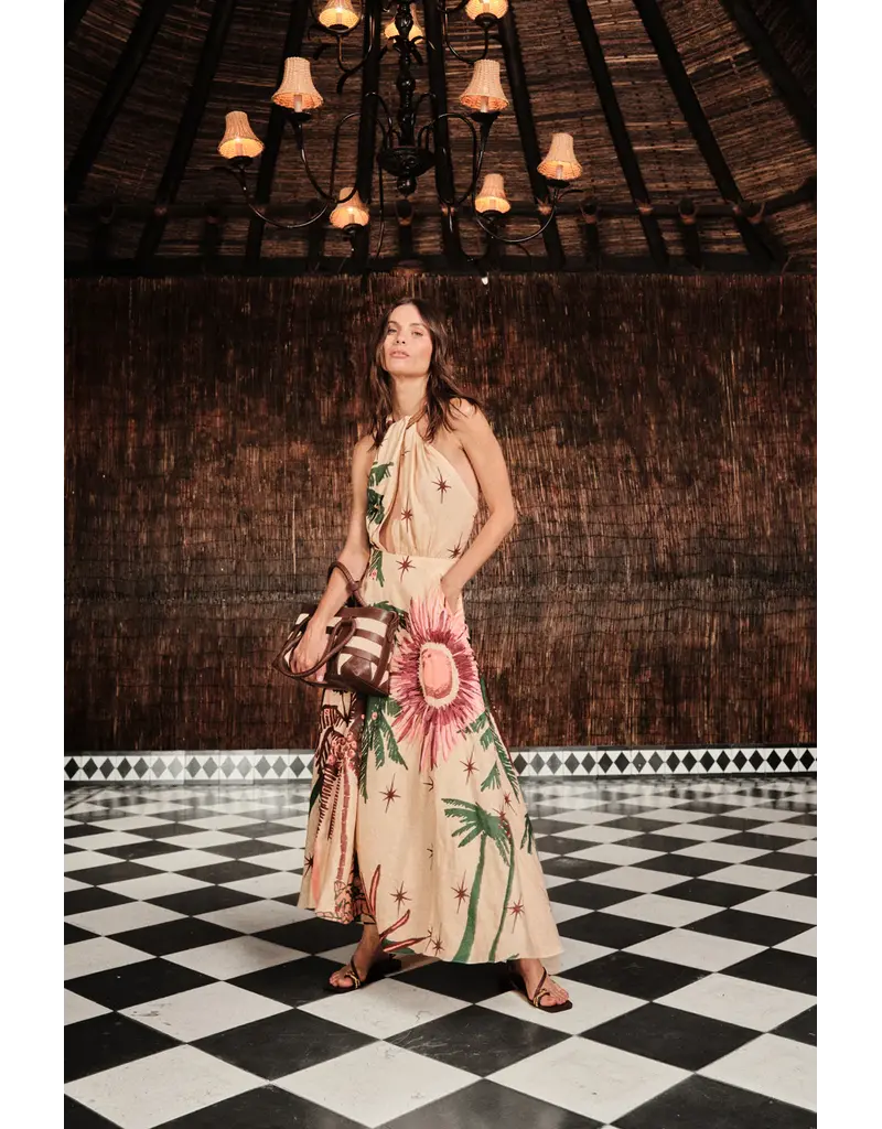 JOHANNA ORTIZ WESTERN ELEMENTS ANKLE DRESS