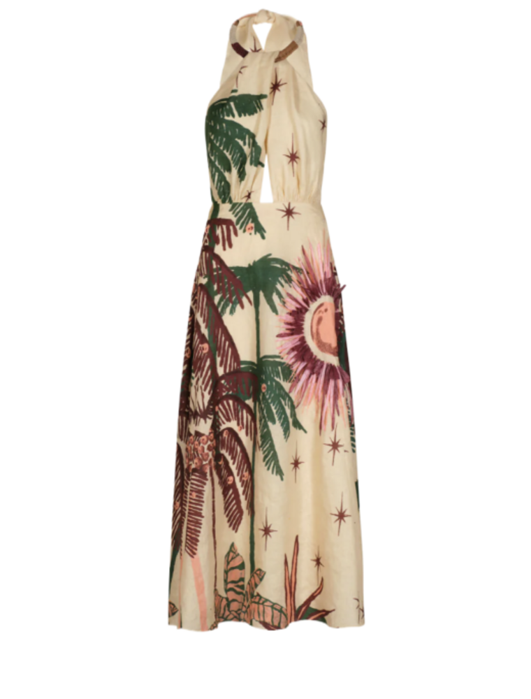 JOHANNA ORTIZ WESTERN ELEMENTS ANKLE DRESS