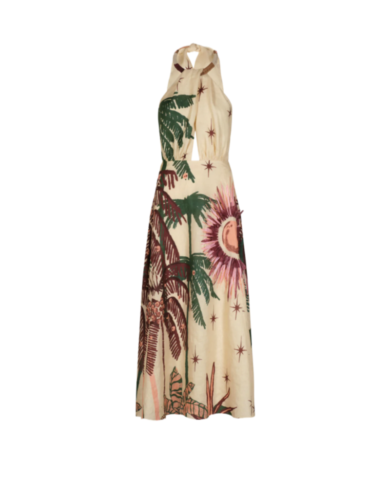 JOHANNA ORTIZ WESTERN ELEMENTS ANKLE DRESS