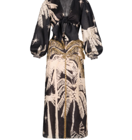 JOHANNA ORTIZ PRADERA GEOMÉTRICA ANKLE DRESS