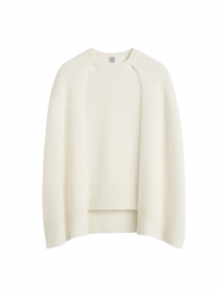 TOTEME CREW CAPE KNIT