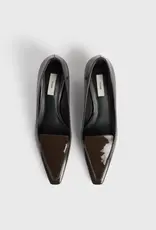 TOTEME PATENT LOAFER PUMPS