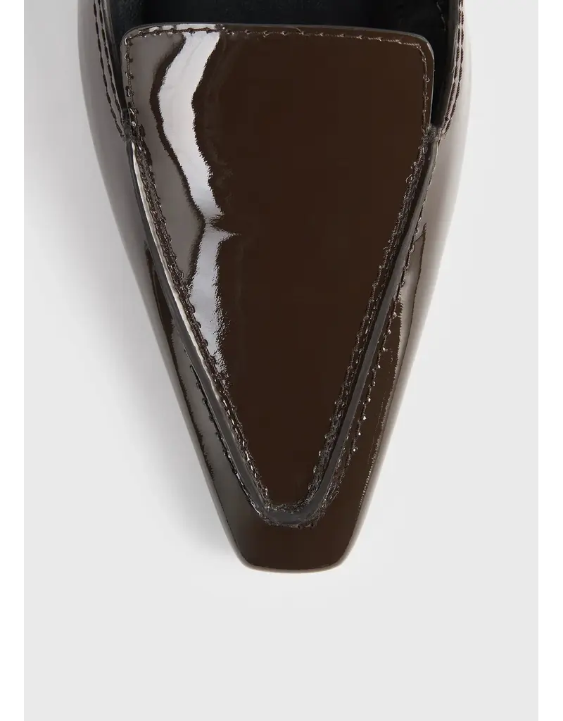 TOTEME PATENT LOAFER PUMPS