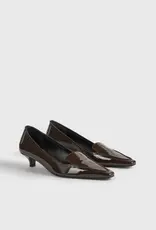 TOTEME PATENT LOAFER PUMPS