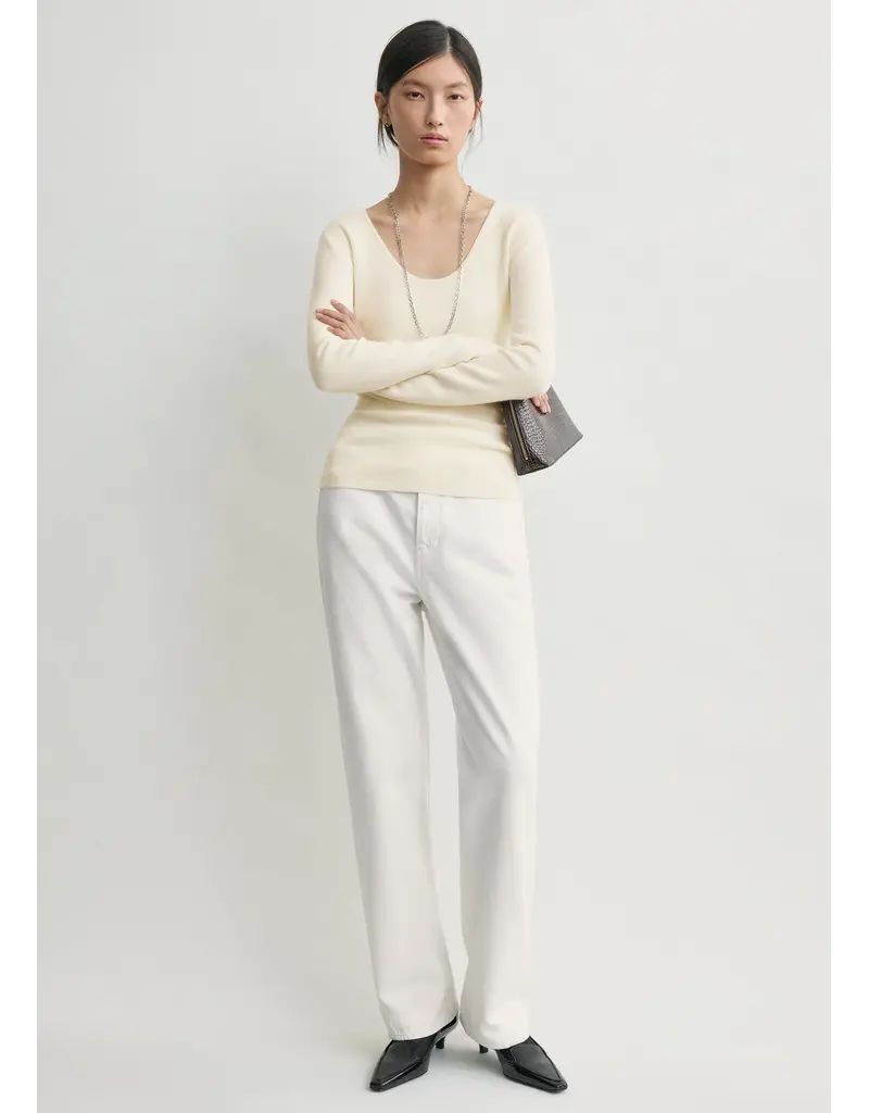 TOTEME U Neck Merino Sweater