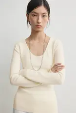 TOTEME U Neck Merino Sweater