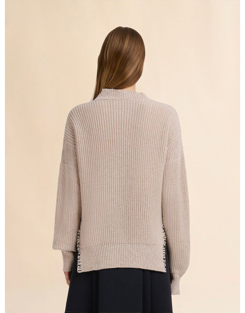 Marni Cropped Mock Neck Sweater