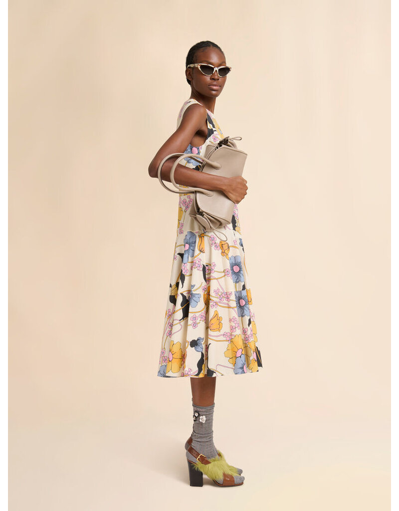 Marni SLVLS MELODIA PRINT POPLIN DRESS