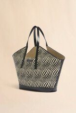 Marni ZEBRA RAFFIA TOTE