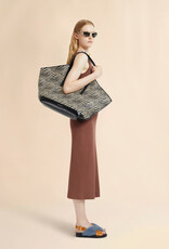 Marni ZEBRA RAFFIA TOTE