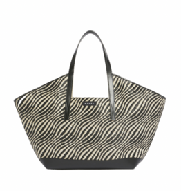 Marni ZEBRA RAFFIA TOTE