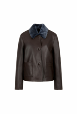 Marni LEATHER SWING JACKET