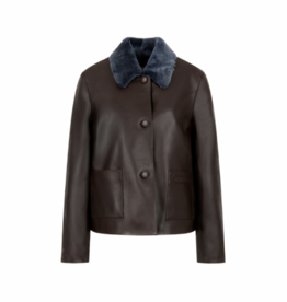 Marni LEATHER SWING JACKET