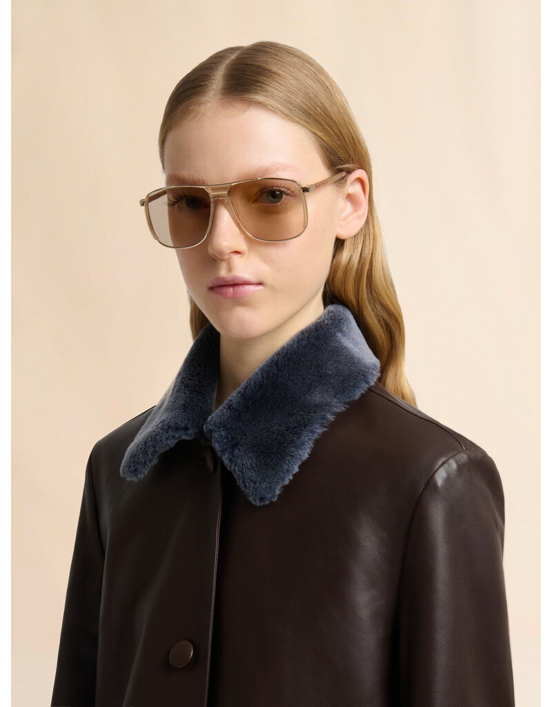 Marni LEATHER SWING JACKET