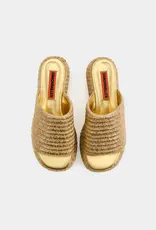 Simon Miller METALLIC RAFFIA CLOUDY PLATFORM