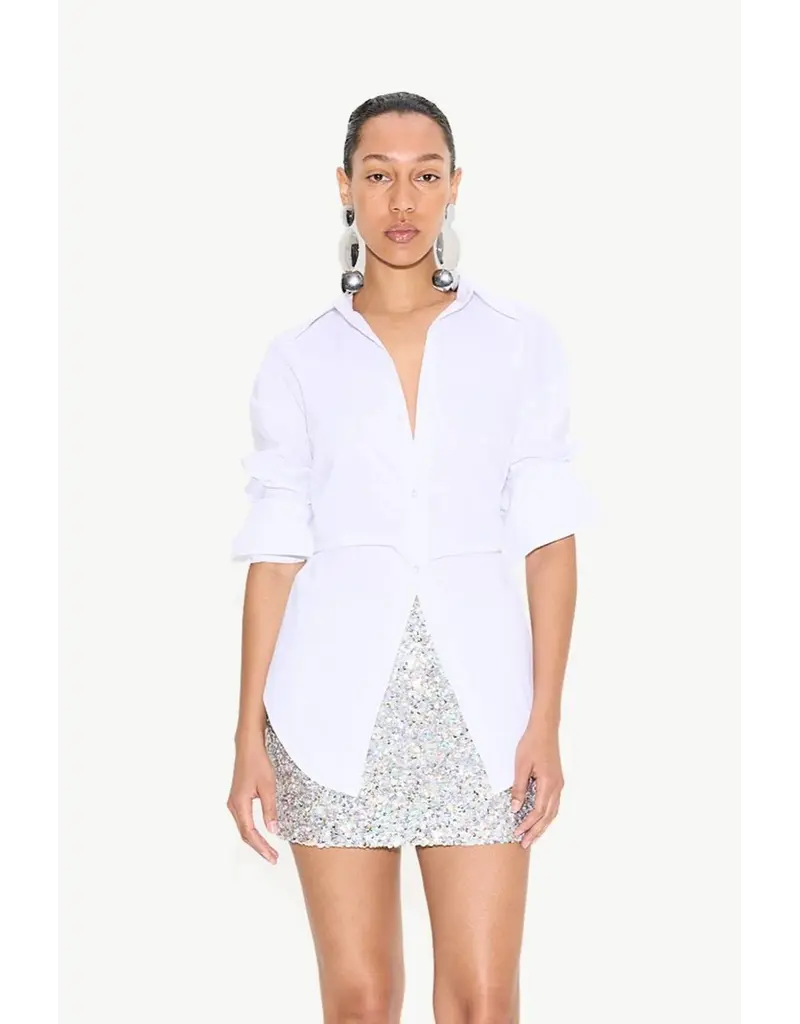 Simon Miller LOCH POPLIN BUTTON UP