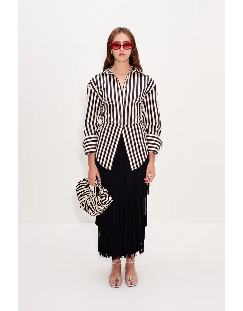 Simon Miller LOCH STRIPED POPLIN BUTTON UP