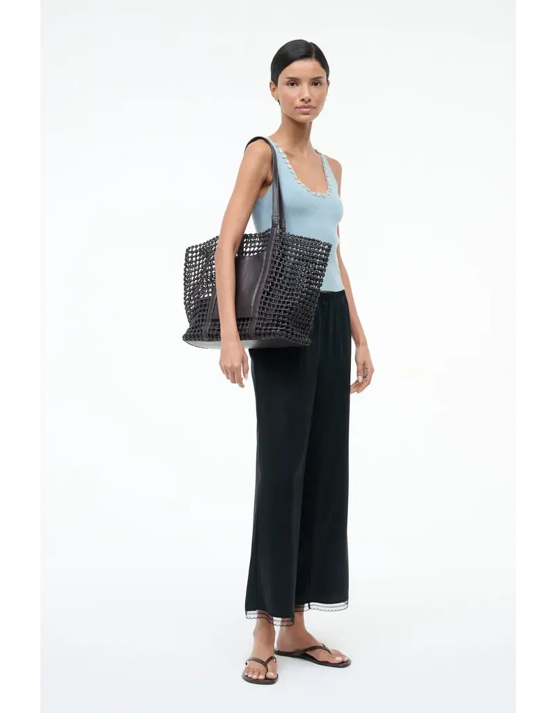 Staud GETAWAY HAND-KNOTTED TOTE BAG