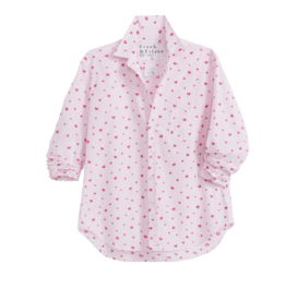 Frank & Eileen SILVIO PINK STRIPE HEARTS