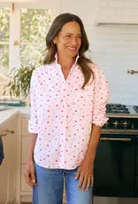 Frank & Eileen SILVIO PINK STRIPE HEARTS