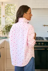 Frank & Eileen SILVIO PINK STRIPE HEARTS