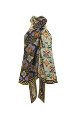 Alemais CECE SPLICED SILK TOP