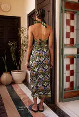 Alemais CECE SPLICED SILK SKIRT