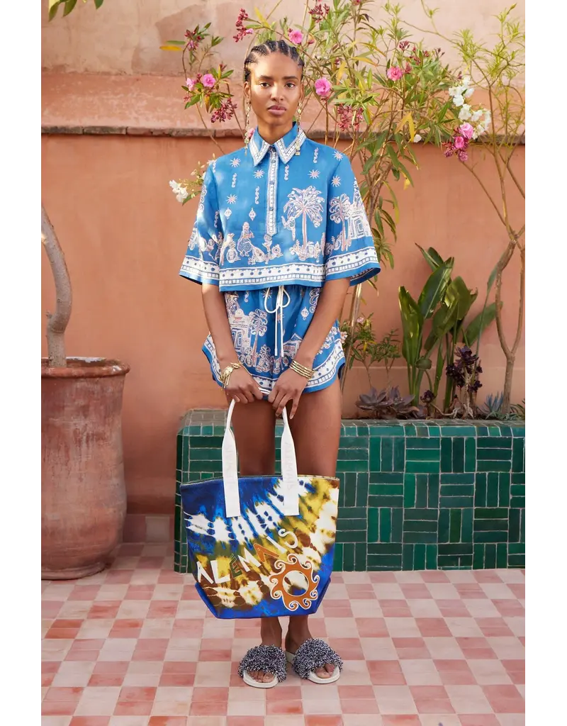 Alemais ACACIA CROPPED SHIRT