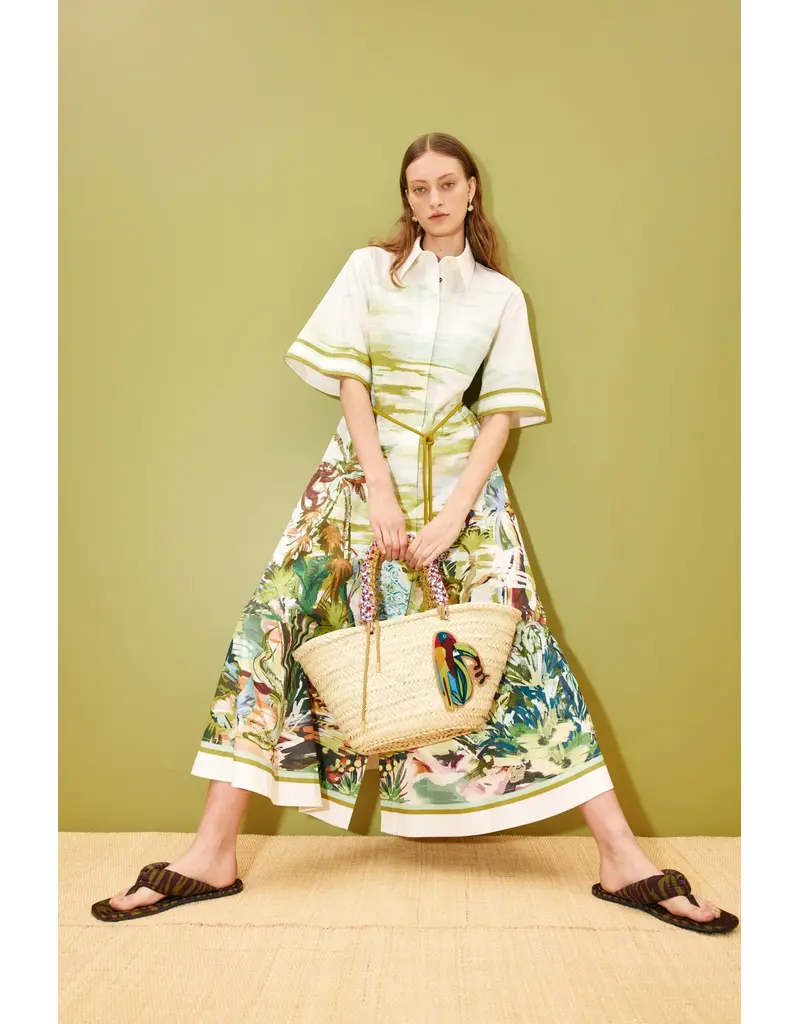 Alemais JUNGLE BOOGIE SHIRTDRESS