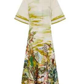 Alemais JUNGLE BOOGIE SHIRTDRESS