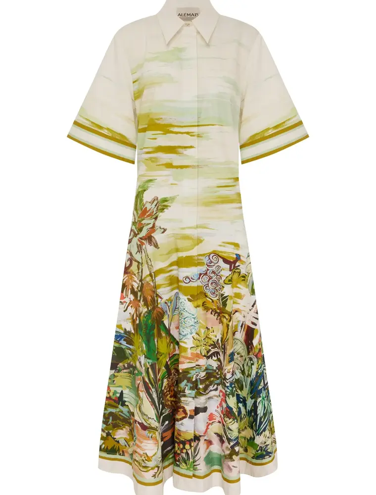 Alemais JUNGLE BOOGIE SHIRTDRESS