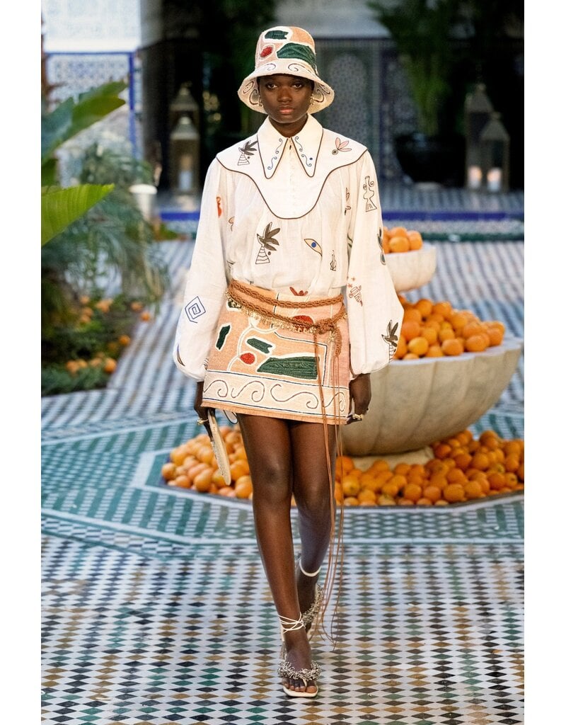 Alemais MINA EMBROIDERED BLOUSE