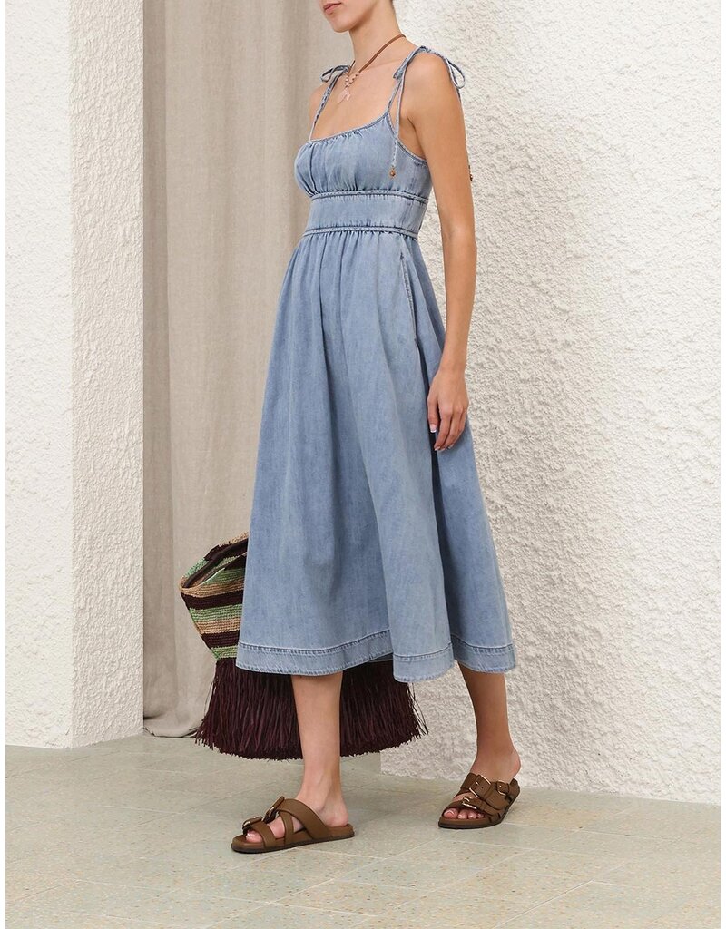 Zimmermann Wanderlust Denim Picnic Dress