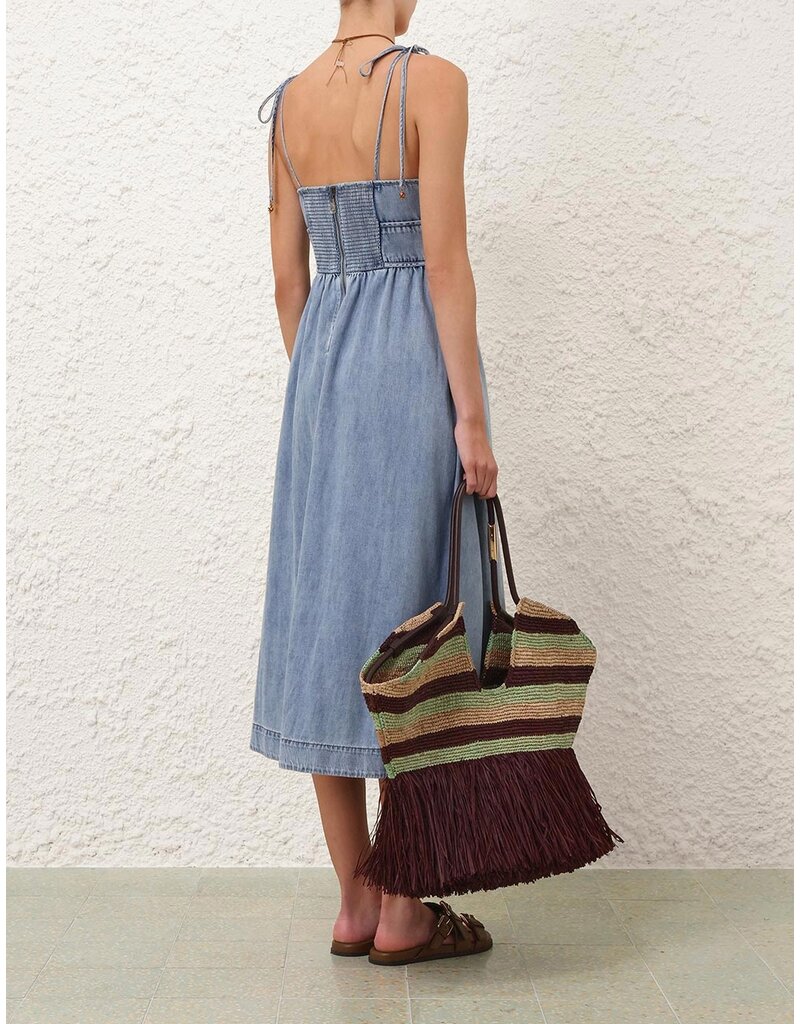 Zimmermann Wanderlust Denim Picnic Dress