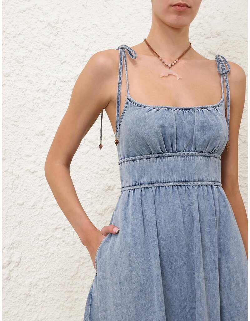 Zimmermann Wanderlust Denim Picnic Dress