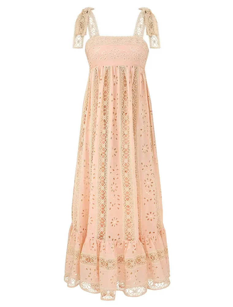 Zimmermann Awaken Textured Stripe Maxi