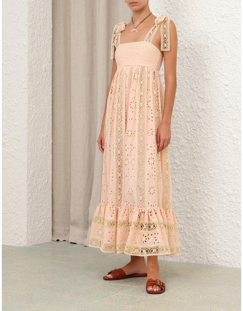 Zimmermann Awaken Textured Stripe Maxi