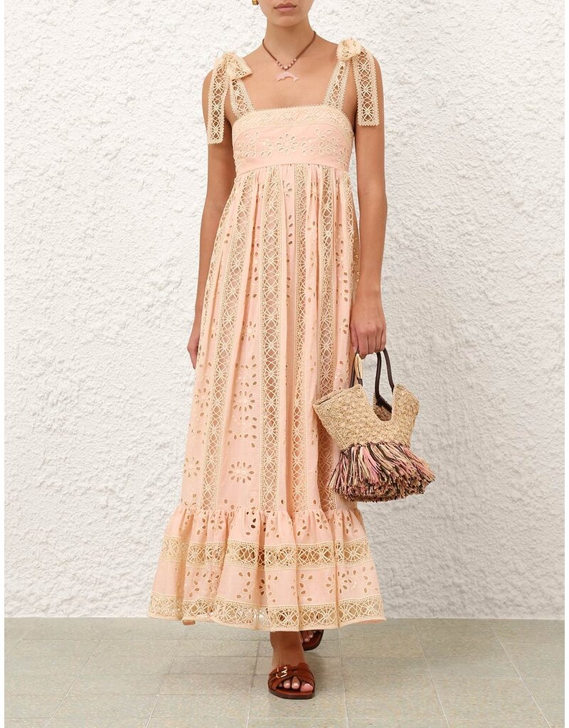 Zimmermann Awaken Textured Stripe Maxi