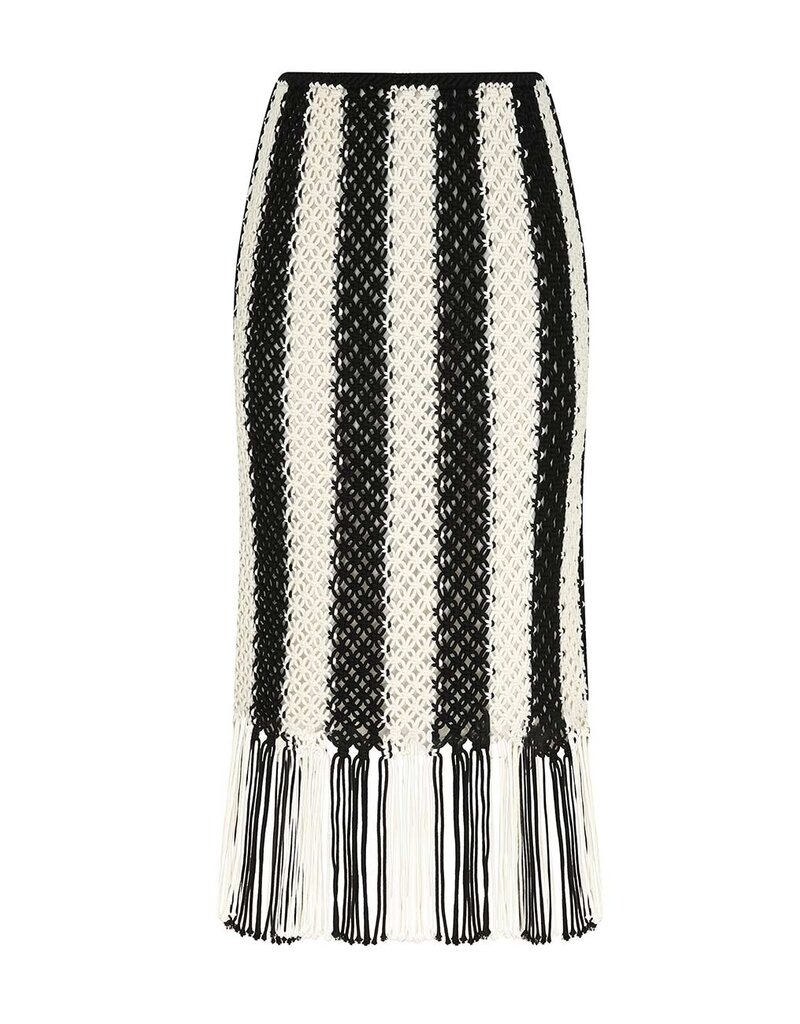 Zimmermann Wanderlust Macrame Maxi Skirt