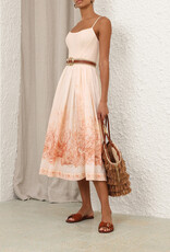 Zimmermann Wanderlust Corset Midi Dress