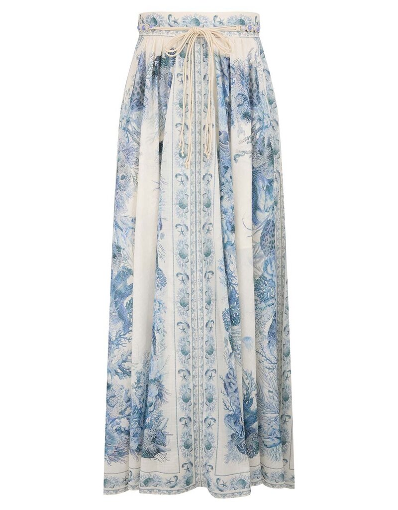 Zimmermann Wanderlust A-Line Maxi Skirt