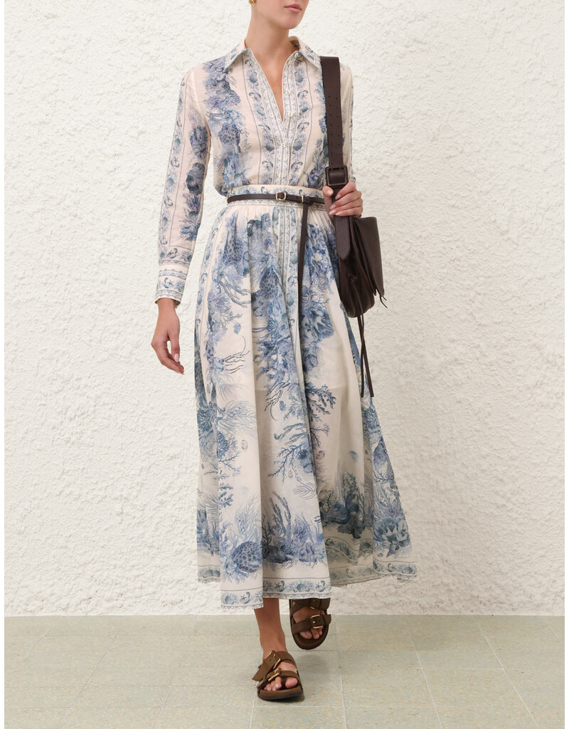 Zimmermann Wanderlust A-Line Maxi Skirt