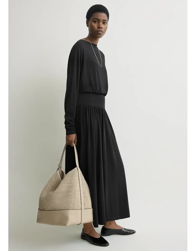 TOTEME Belted Woven Leather Tote