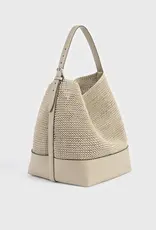 TOTEME Belted Woven Leather Tote