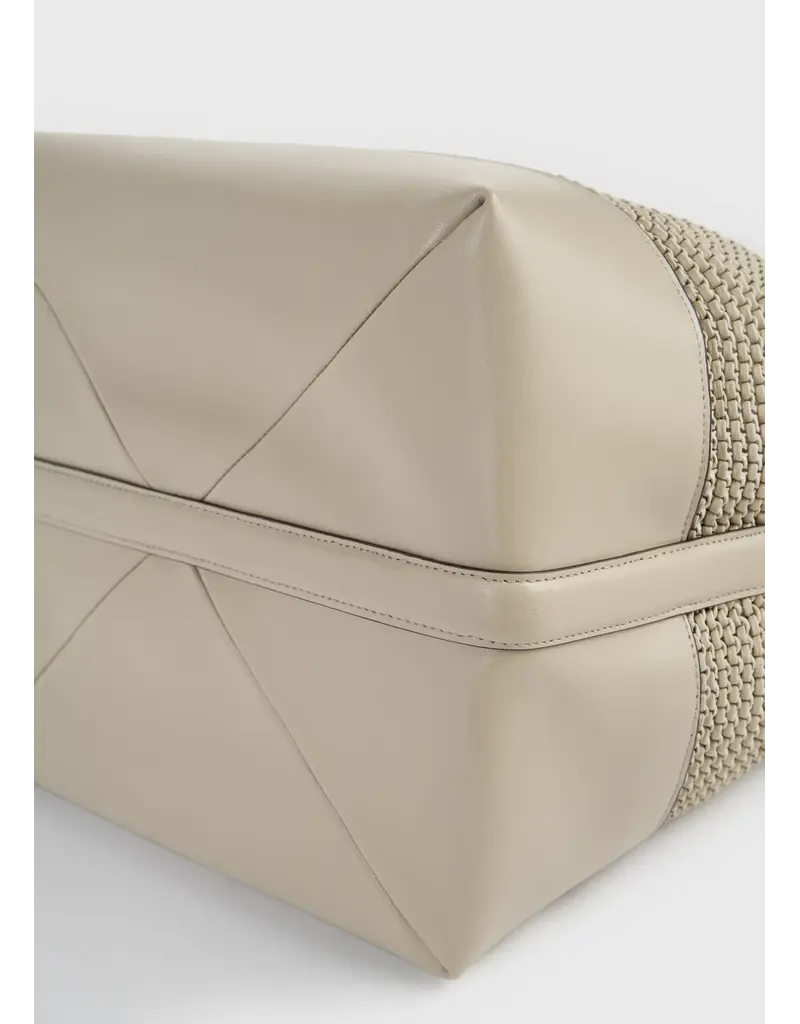 TOTEME Belted Woven Leather Tote